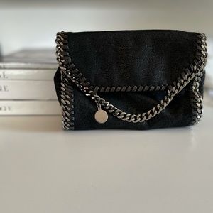 Stella McCartney mini crossbody purse in black